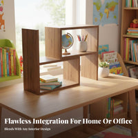 Expandable Desk desktop organizer adaptable Configuration Expandable Desk Shelf