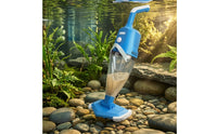 Pool Vacuum Handheld Underwater Vacuum Easy to Assemble Underwater Cleaner with Telescopic Pole for Pond Keepers, Spas