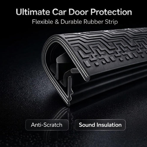 EPDM Car Door Edge Protector Trim, U Shape Rubber Edge Protector for Most Cars, Flexible Door Edge S - Image 2