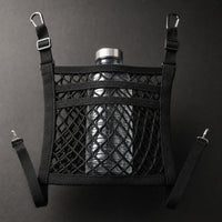 Elastic Car Seat Space Storage Mesh-Saving Car Seat Storage Net Easy to Install Adjustable for Commuters