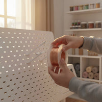 Anti-Fall Thread Spool Pegboard Hook Easy to Install Pegboard Thread Holder Space Saving 3D Printed Spool Hook for Workshop
