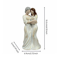 Hand-Painted Family Figurine Sentimental Gift for Wedding