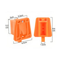 Front Adapter Bracket Molded Bike Bag Mount Buckle with Mounting Hardware Compact Adapter Mount for Commuters