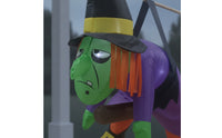 Outdoor Halloween Inflatable Witch Safe Halloween Inflatable Giant Inflate Witch Lighted for Porch
