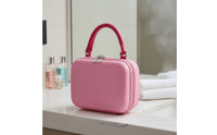 Easy to Clean Travel Toiletry Case Large Capacity Hard Shell Makeup Case Water-Resistant Portable Cosmetic Organizer Waterproof for Women, Business Trip