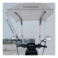 Electric Scooter Rain Cover, Waterproof Sun Shield, Sunblock Protection, sturdyDuty Windshield Cover, Universal Fit, Easy Installation