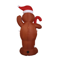 1.5m Inflatable Gingerbread Man Christmas Decoration (AU Plug)