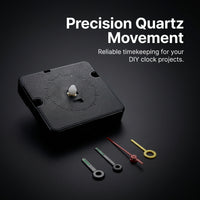 timepiece Movement Motor for Alarm Repair, Replacement Parts with Jumping Second Hand, Bulk Packaging Loose Units for Makers