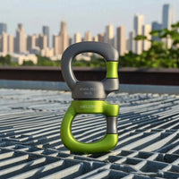 Swivel Connector with Dual Loops Universal Swivel Link Compact Anti-Tangle for Climbers, Climbing, Rigging