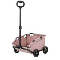 Pet Stroller with Telescopic Handle Lightweight Foldable Pet Stroller Sturdy