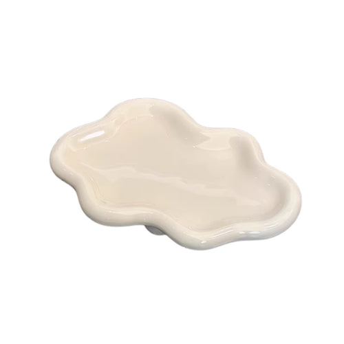 Sky Trinket Dish artistic Decor NimbusShaped Plate Elegant Design for Desktop
