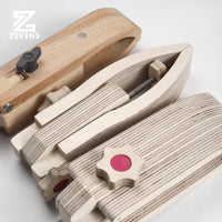 桌面款手缝木夹 榉木/俄罗斯桦木板 手工皮革缝线工具