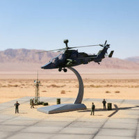 EC665 Armed Rotorcraft Helicopter Model High-Detail Simulation 1:72 Scale Helicopter Model Rotatable Propellers and Wheels for Aviation Enthusiasts