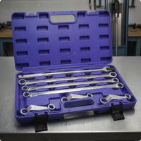 7 Pieces Alignment Wrench Set Molded Case Camber Wrench Set Fitted Insert