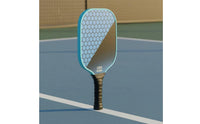 2 Pieces Long-Lasting Fiberglass Pickleball Paddle Shock Absorbing Recreation Equipment Textured Surface for Outdoor