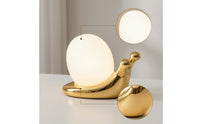 Lamp 3 Color Modes Rechargeable Table Lamp Compact for Nightstand