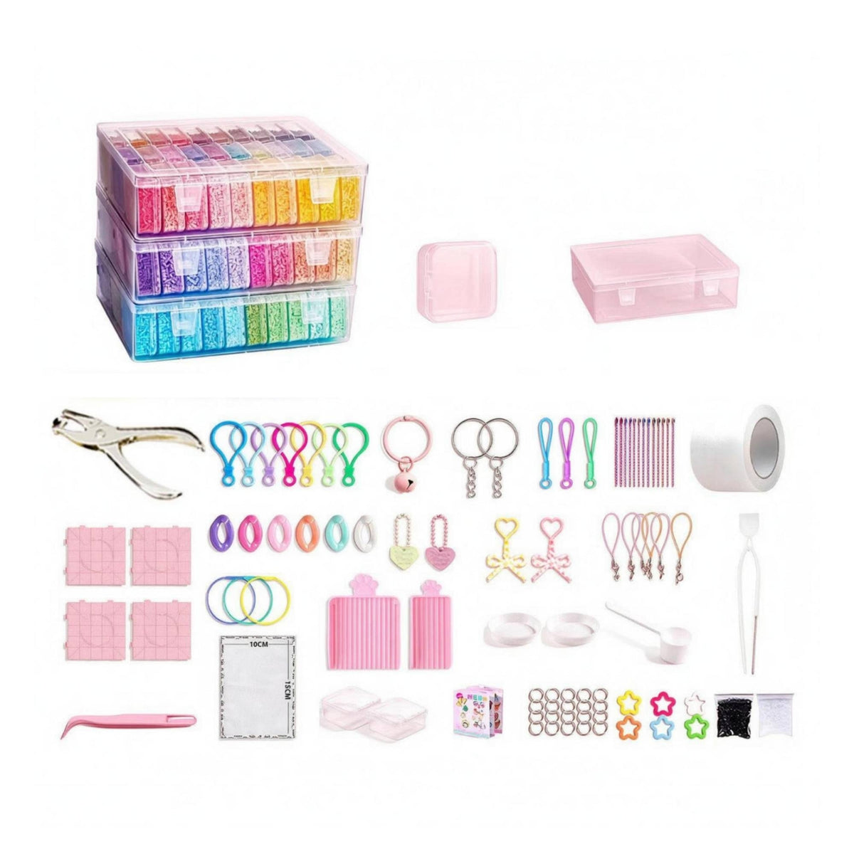 2.6 Mm Fuse Beads Multi-Color Bead Crafting Kit DIY for Handcraft Projects