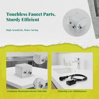 Touchless Automatic Detector Faucet Controller, Bathroom Sink Induction Valve, Hot & Cold Water Mixing, Replacement Part