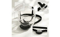 Transparent Safeguarding Face Mask Padded Clear Training Mask Impact-Resistant Face Guard with Adjustable Strap Long-Lasting for Combat Sports Artists, Athletes, Sparring, Gym