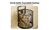 Hanging Produce Basket Space-Saving Kitchen Organizer Ventilated Design