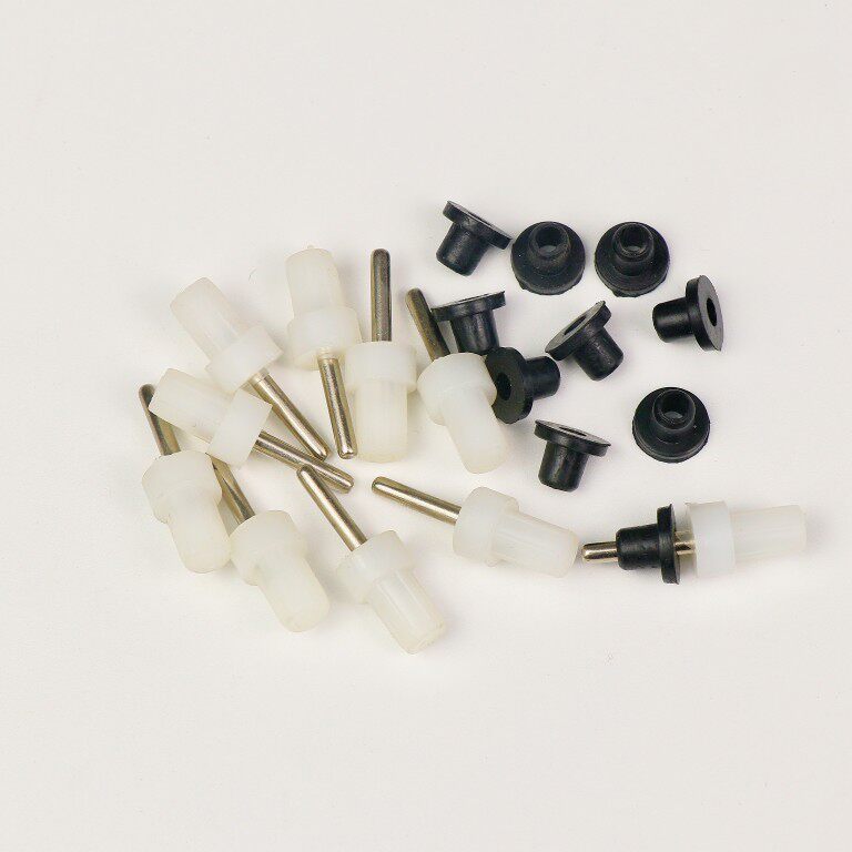 Piano Repair Parts: Support Rod Top with Black Rubber Pellets