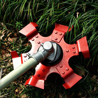 Trenching Wheel Rust-Proof 6-Blade Weeder Head Wear-Resistant for Farm, Farmers