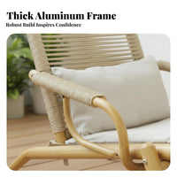 Weightless Recline Recliner Adjustable Backrest Lounge Chair Foldable Breathable Seat for Homeowners, Balcony, Backyard