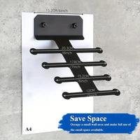Resistance Band Rack - Gym Equipment Storage Rack, Multi-functional Fitness Organizer for Home Gym