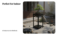 Tall Two-Tier Flower Rack Indoor & Outdoor Use 2-Tier Pot Holder Anti-Rust