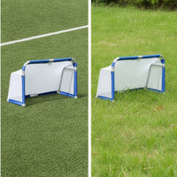 Foldable Soccer Goal Lightweight Portable Soccer Goal Easy to Assemble for Young Athletes, Kids, School Fields