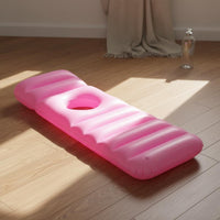 Waterproof Inflatable Pregnancy Mattress with Hole Foldable Maternity Lounger with Belly Hole Pain Relief Pregnancy Tummy down Pillow Durable for Beach