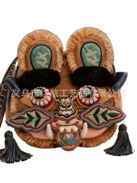 跨进爆款Lil X’s handcrafted Chinese Tiger Bag手工制作虎包