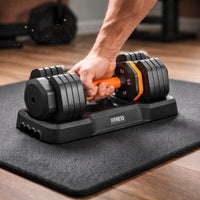 55 Lb Dumbbell Nylon TPE Adjustable Dumbbell Space Saving