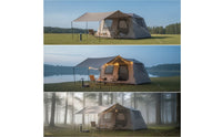 Waterproof Inflatable Tent Easy Setup Air Tent Rainproof Spacious for Campers, Outdoor Camping