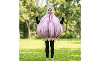 Garlic Costume Novelty Vegetable Costume Printed Tunic for Themed Parties, Carnival