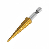 Self-Centering Acoustic Guitar Pickup Installation Tool High Speed Steel Guitar End Pin Hole Drill Precise Positioning 3-12mm Tapered Drill Bit Even Drilling for Luthiers, Guitarists, Instrument Maintenance