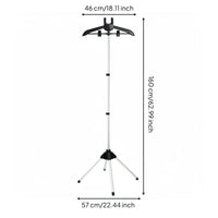 Foldable Garment Steamer Rack Stable Tripod Base Foldable Ironing Stand for Home