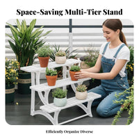 Tiered plant stand unobstructedstanding Tiered Pot Stand Easy Assembly for Decorators