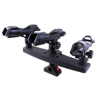 3 Head Rod Holder Reel Slot Adjustable Fishing Pole Rack Easy to Carry Outdoor Gear Organizer for Pier