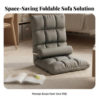 Adjustable rearrest Lounger Padded for Comfort Adjustable Floor Lounger