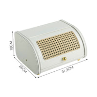 Desktop Storage Box Decorative Woven-Front Storage Box Lid Design