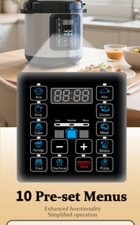 电压力锅家用多功能电高压锅大容量高压电饭煲Pressure cooker 美规