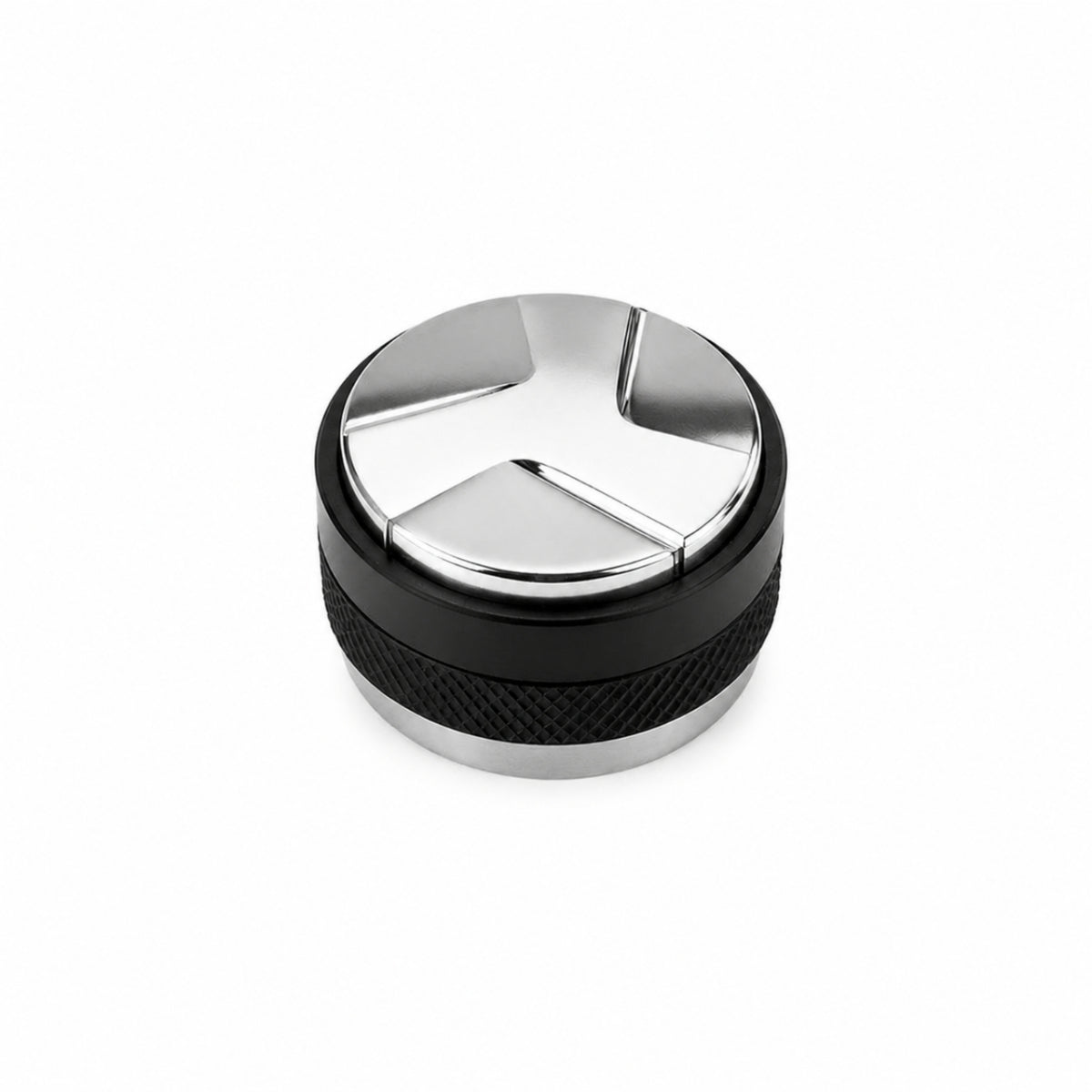 Distributor with Three-Leaf Design Textured Espresso Tamper Long-Lasting