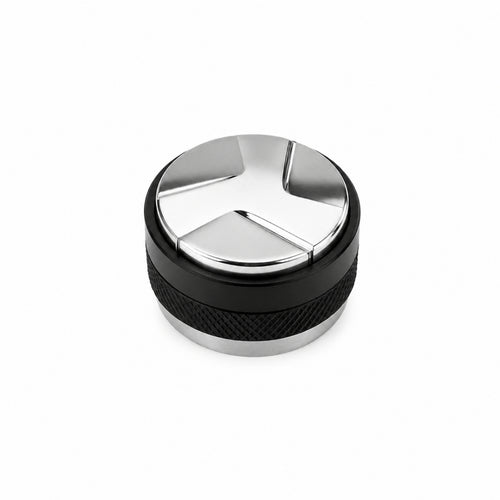 Distributor with Three-Leaf Design Textured Espresso Tamper Long-Lasting