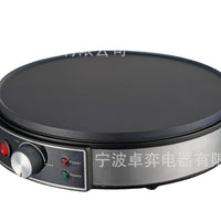 ZY-505款30cm盘面大摊饼机  煎饼机 可调节温度电饼铛 欧规