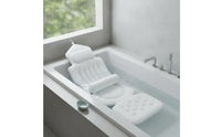 Bathtub Pillow Support Waterproof Full Body Bath Mat with Softly Padded Bath Cushion with Headrest for Adults