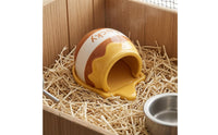 Tipped-over Pot Hideout Rounded Honey Pot Hideout Open Entrance for Hamsters