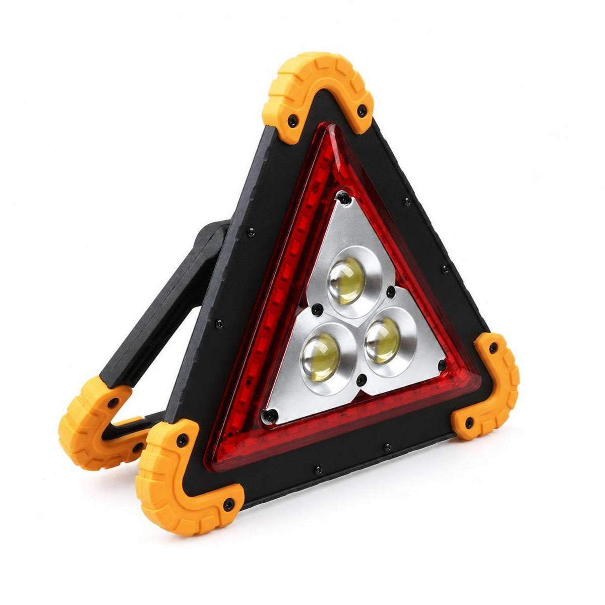 Black Housing Foldable Warning Triangle LED Car Warning Triangle Tripod Support for Roadside Emergency
