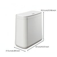 Slim Trash Bin with Lid Platzsparend Narrow Wastebasket with Lid Kompakt