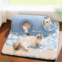 Feline Tunnel Bed Removable Mat Feline Play Tunnel Lightweight